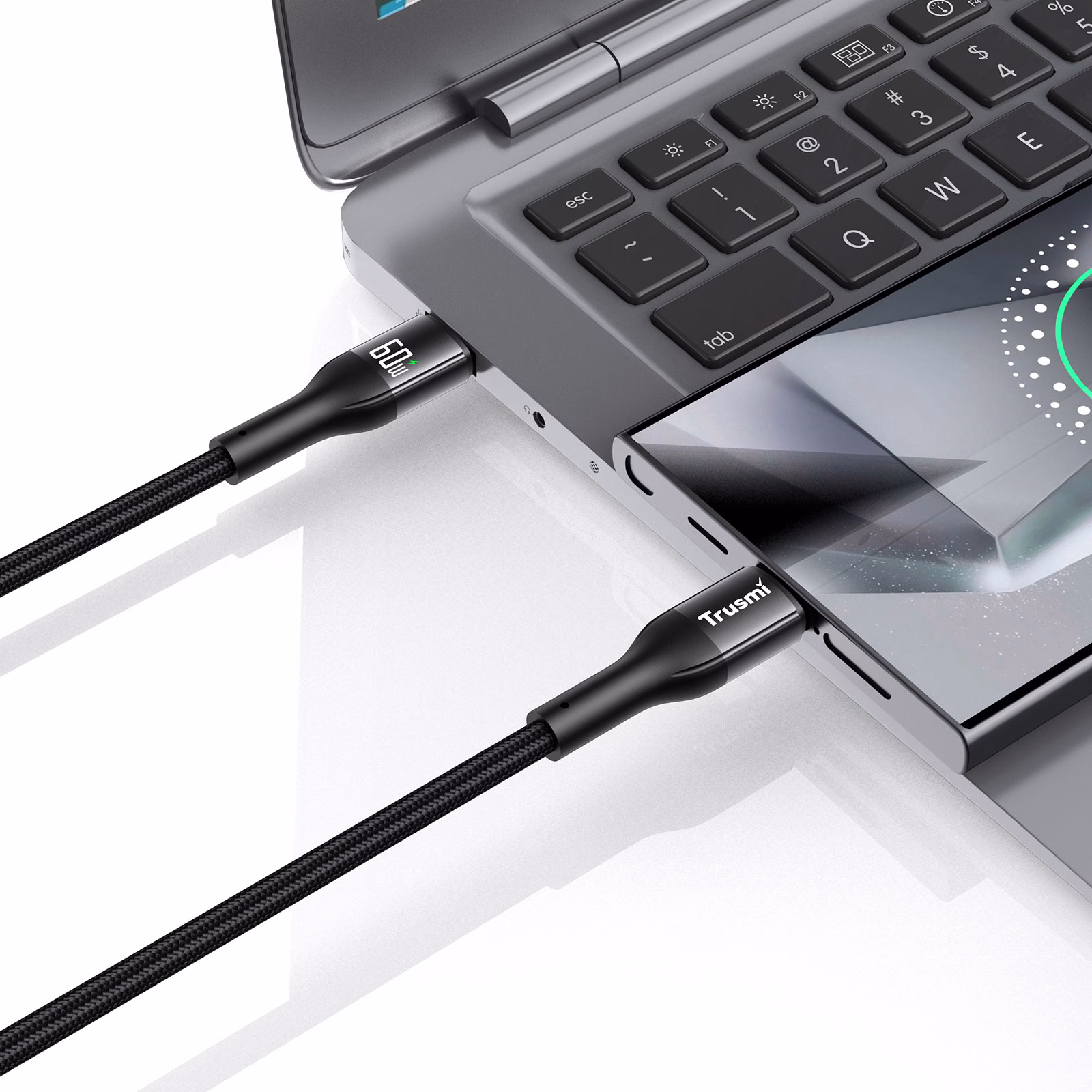 TRUSMI CA47-11 60W CC LED Aluminum Alloy Braided Cable - Image 2