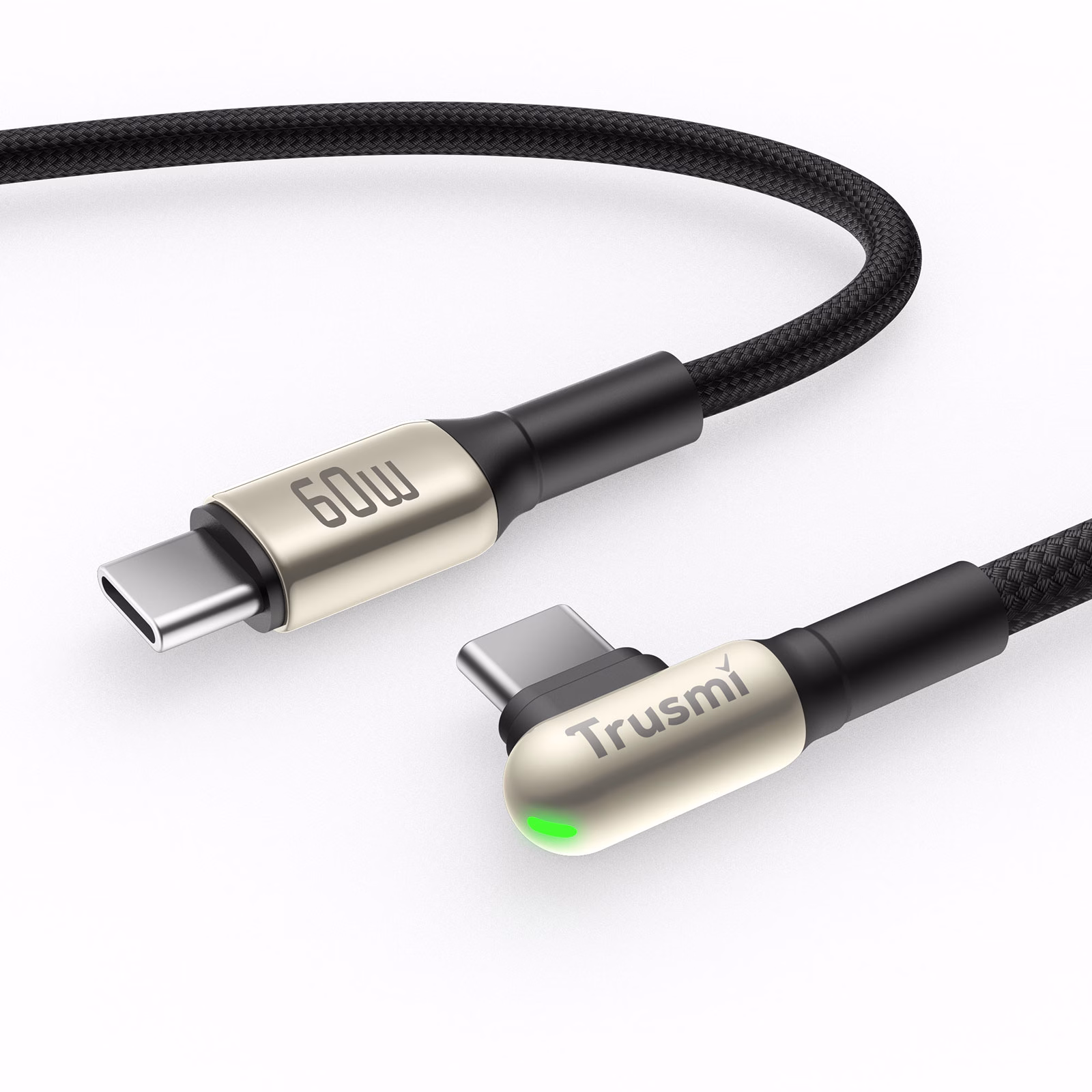 TRUSMI CA49-11 60W CC Angled LED Zinc Alloy Braided Cable - Image 3