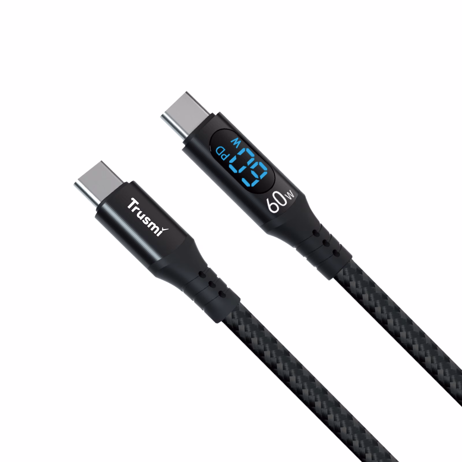 TRUSMI CA38-106 60W CC Digital Fast Charging Braided Cable