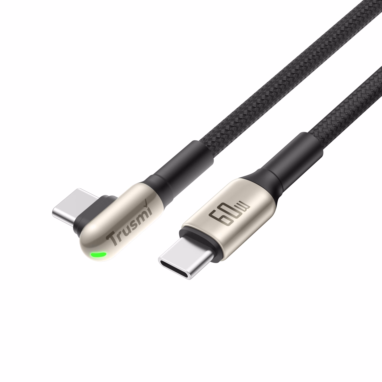 TRUSMI CA49-11 60W CC Angled LED Zinc Alloy Braided Cable