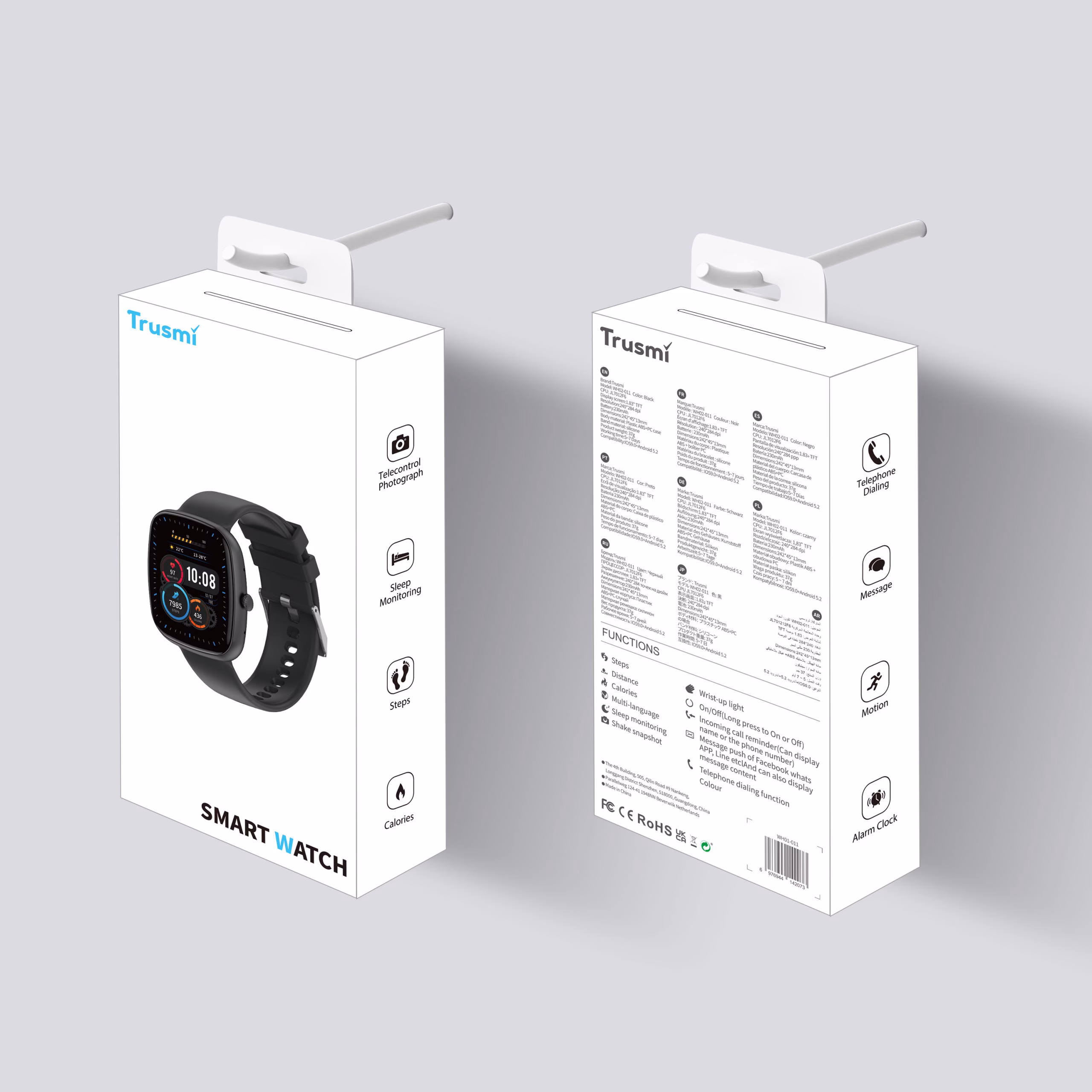 TRUSMI WH01-011 Sport Smart Watch - Image 5
