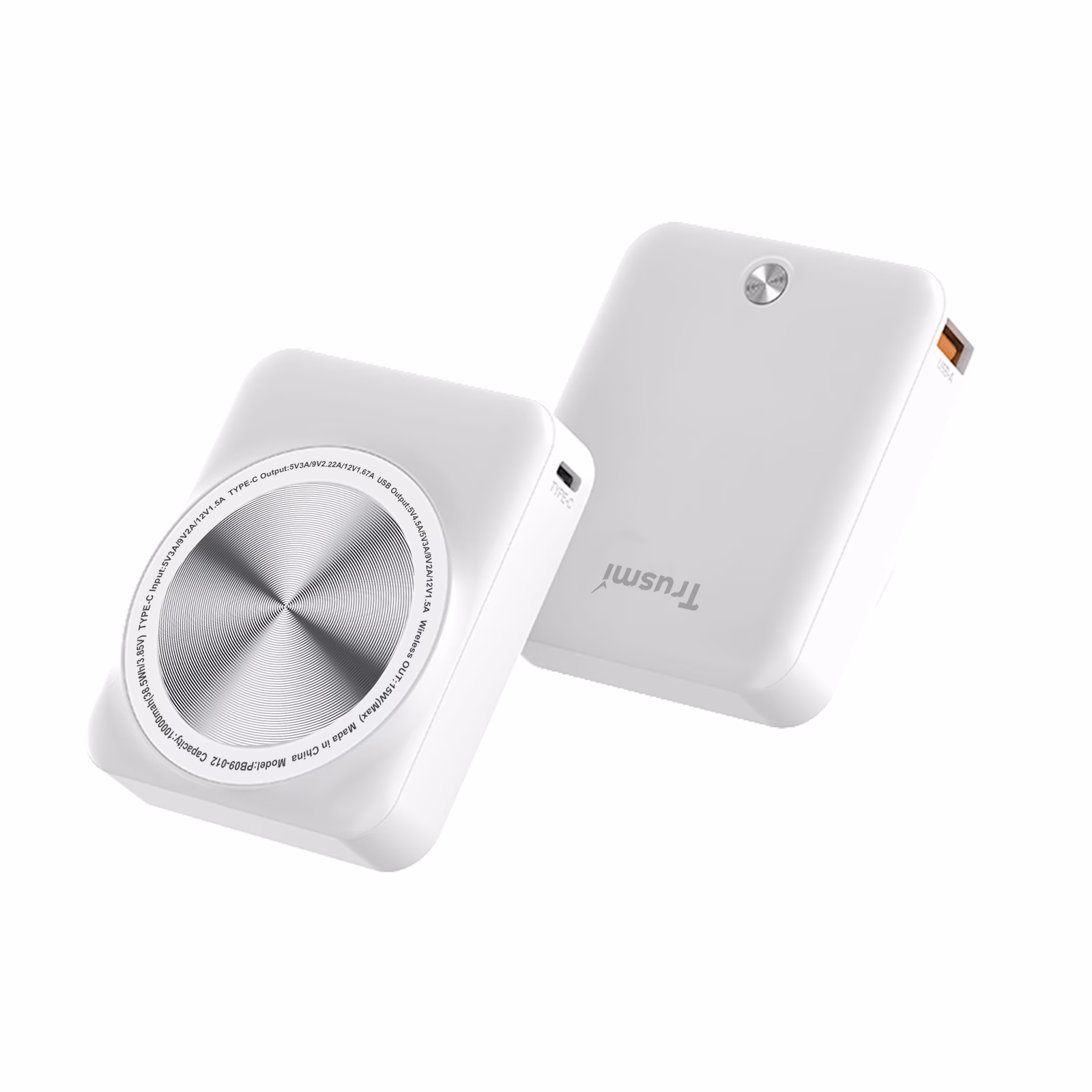 TRUSMI PB09 Series PD22.5W Ultra Mini Magnatic Wireless Power Bank - Image 2