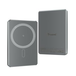 PB01-021-白底 TRUSMI PB01-021 PD20W Ultra Thin Magnatic Wireless Power Bank