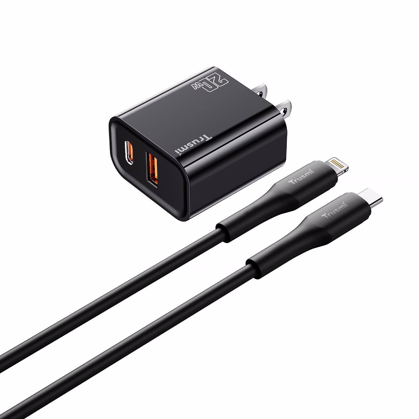TRUSMI CH11 US Series PD20W AC GaN Fast Charger Set with CL Cable - Image 4
