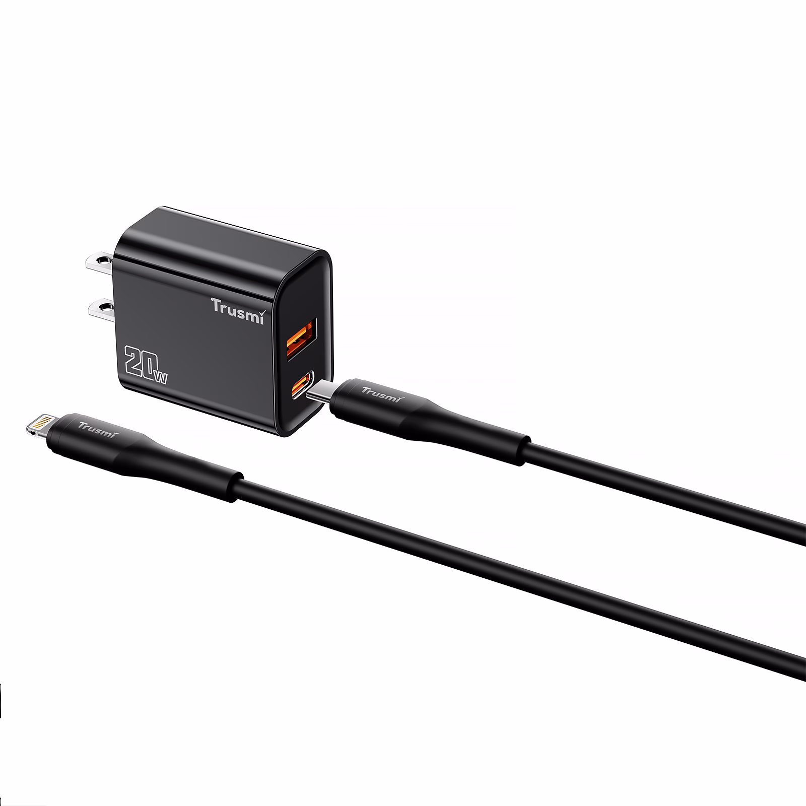 TRUSMI CH11 US Series PD20W AC GaN Fast Charger Set with CL Cable - Image 5