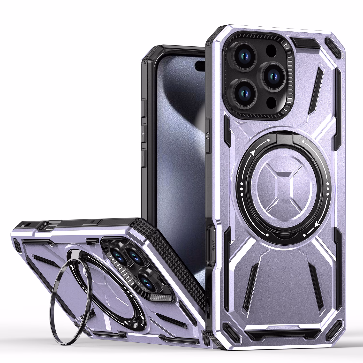 TRUSMI CF39 iPhone Series Magnetic Mech Master Case - Image 3