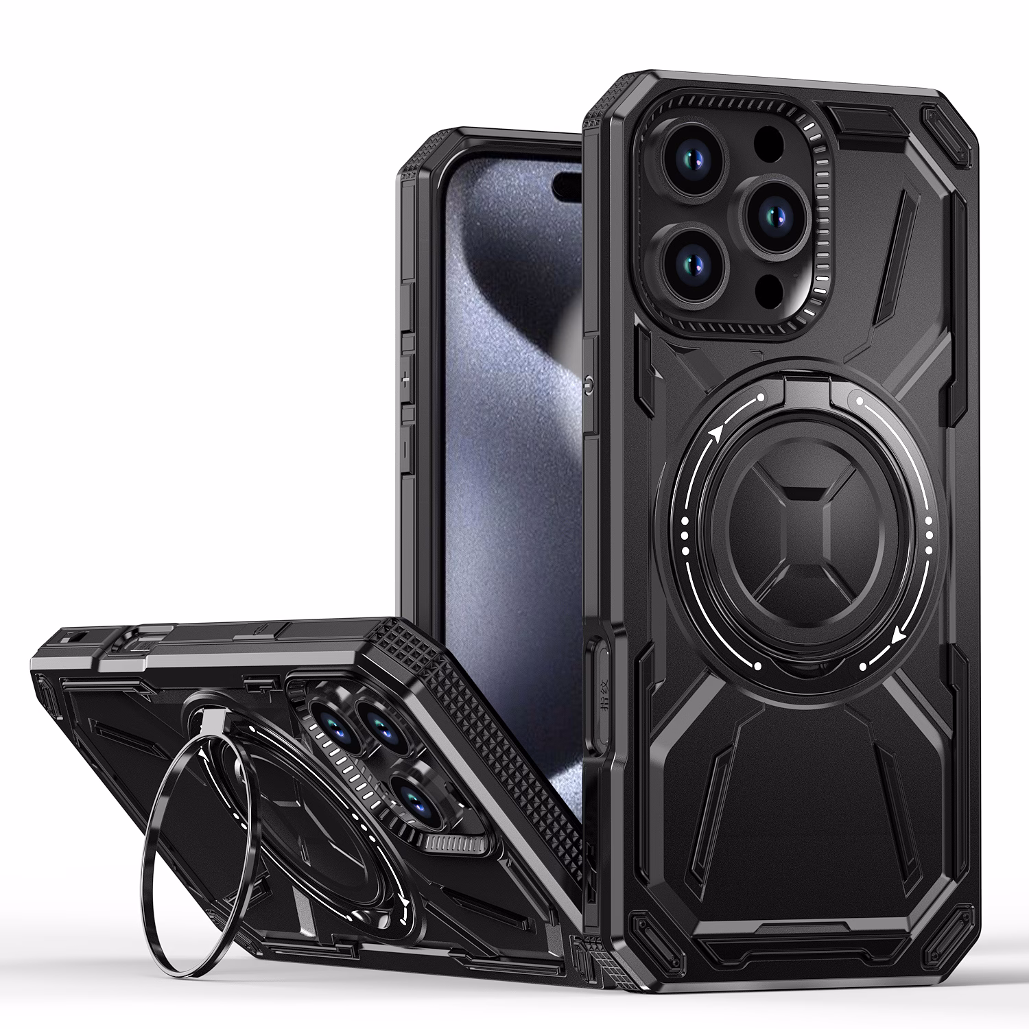 TRUSMI CF39 iPhone Series Magnetic Mech Master Case - Image 2