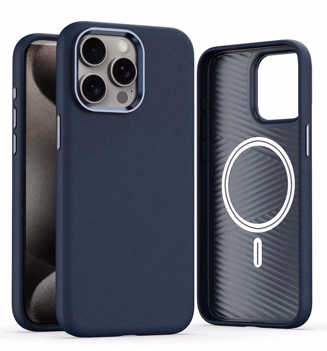 TRUSMI CF38 iPhone PU Leather Magnetic Phone Case - Image 4
