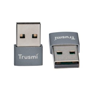 2 TRUSMI CA01-04 USB-A 2.0 Male to Type-C Female OTG Charging Audio Adapter