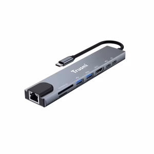 DS01-02 TRUSMI DS01-02 Type-C to USB 3.0*2+Type-C*2+HDMI+RJ45+SD/TF PD100W