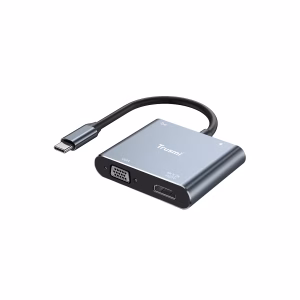DS01-03-1 TRUSMI DS01-03 Type-C to HDMi+VGA Converter+USB3.0+PD100W