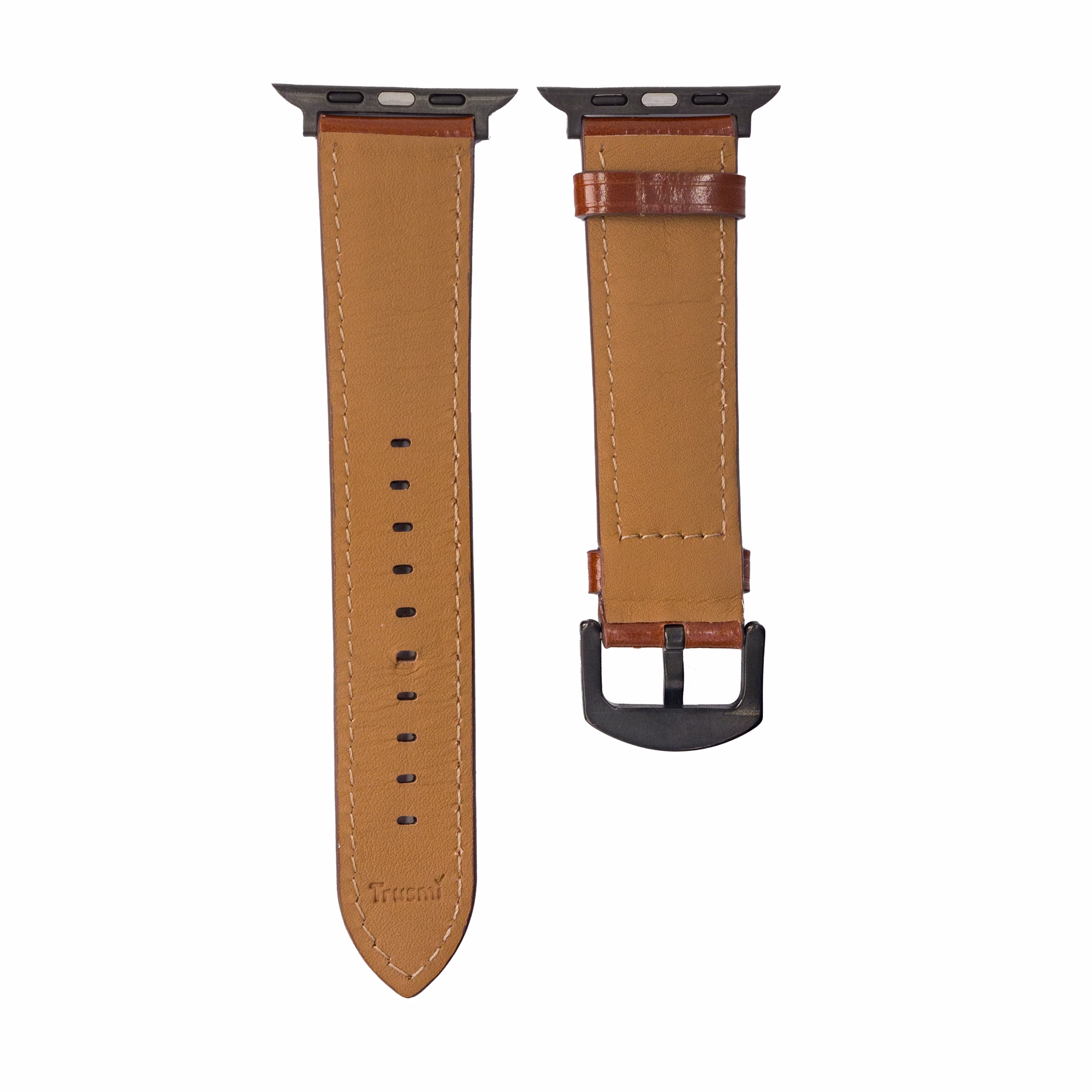 TRUSMI SS02-01/03 Leather Watch Band 38/40/41/42MM - Image 5