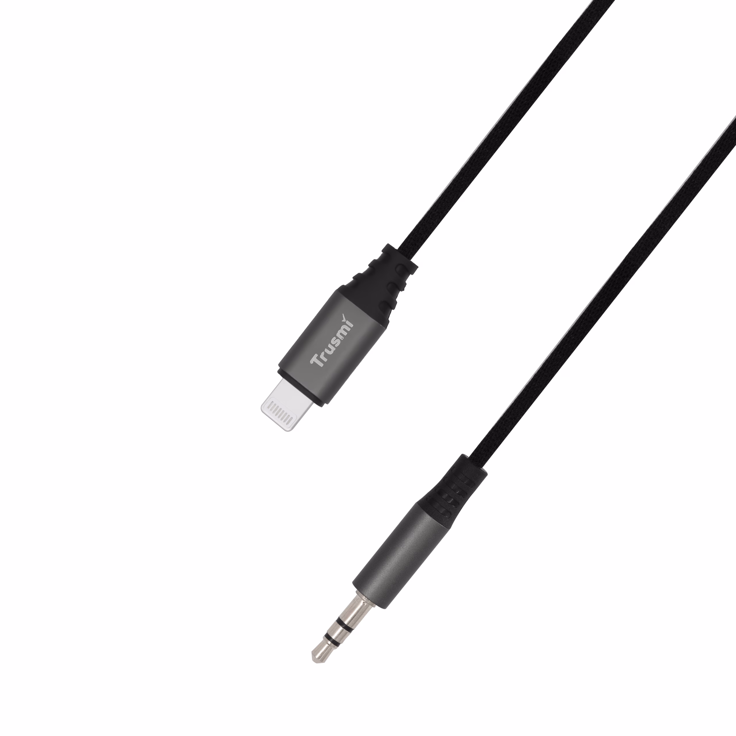 TRUSMI CA50-04 Lighting to 3.5mm Three-level Audio Male Braided Audio Cable - Image 3