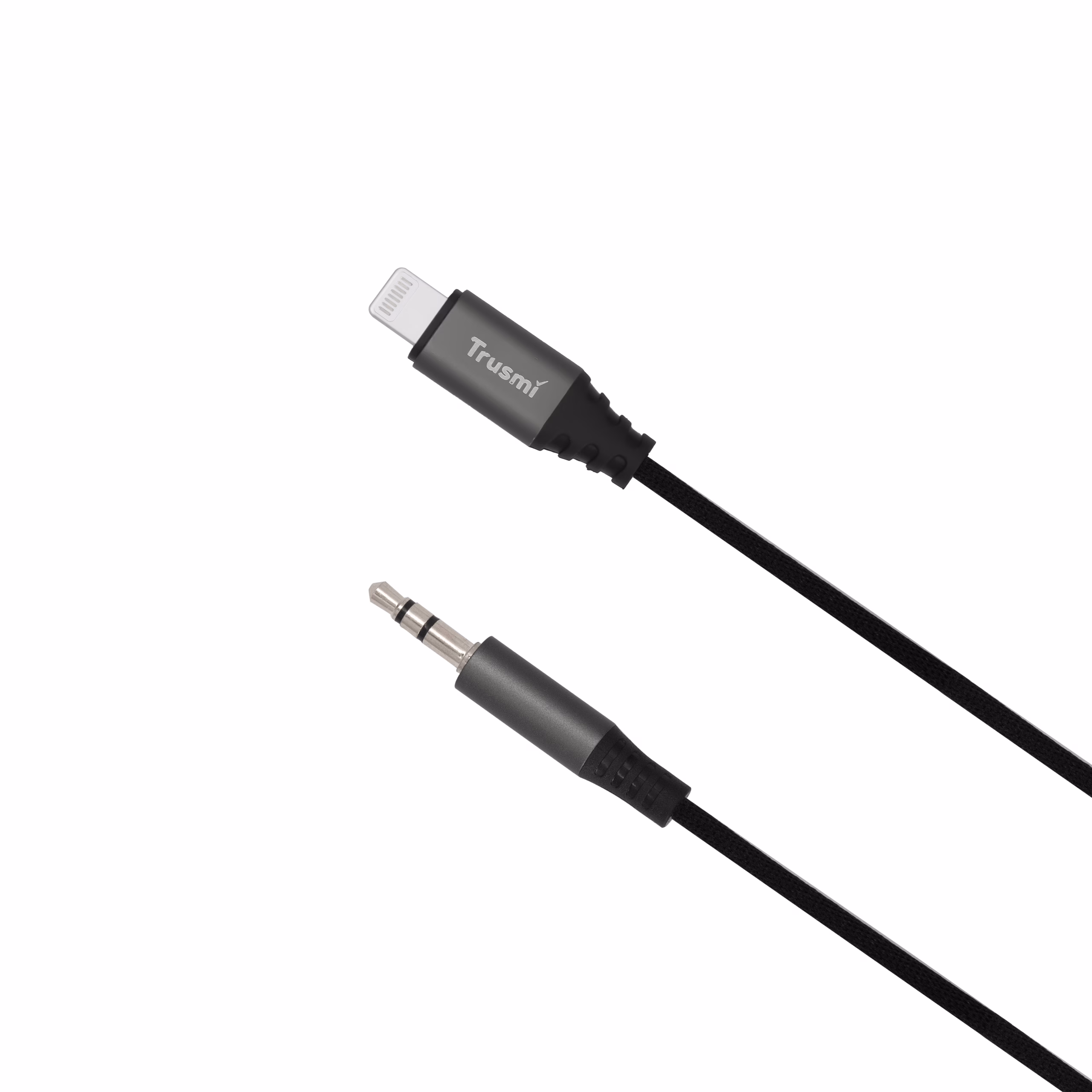 TRUSMI CA50-04 Lighting to 3.5mm Three-level Audio Male Braided Audio Cable