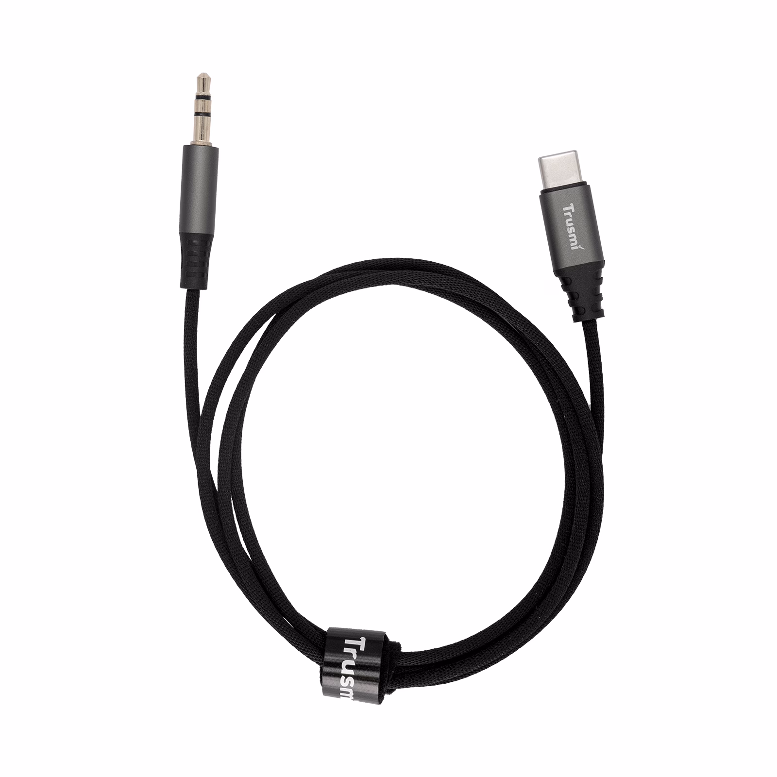 TRUSMI CA50-05 Type-C to 3.5mm Three-level Audio Male Braided Audio Cable - Image 4