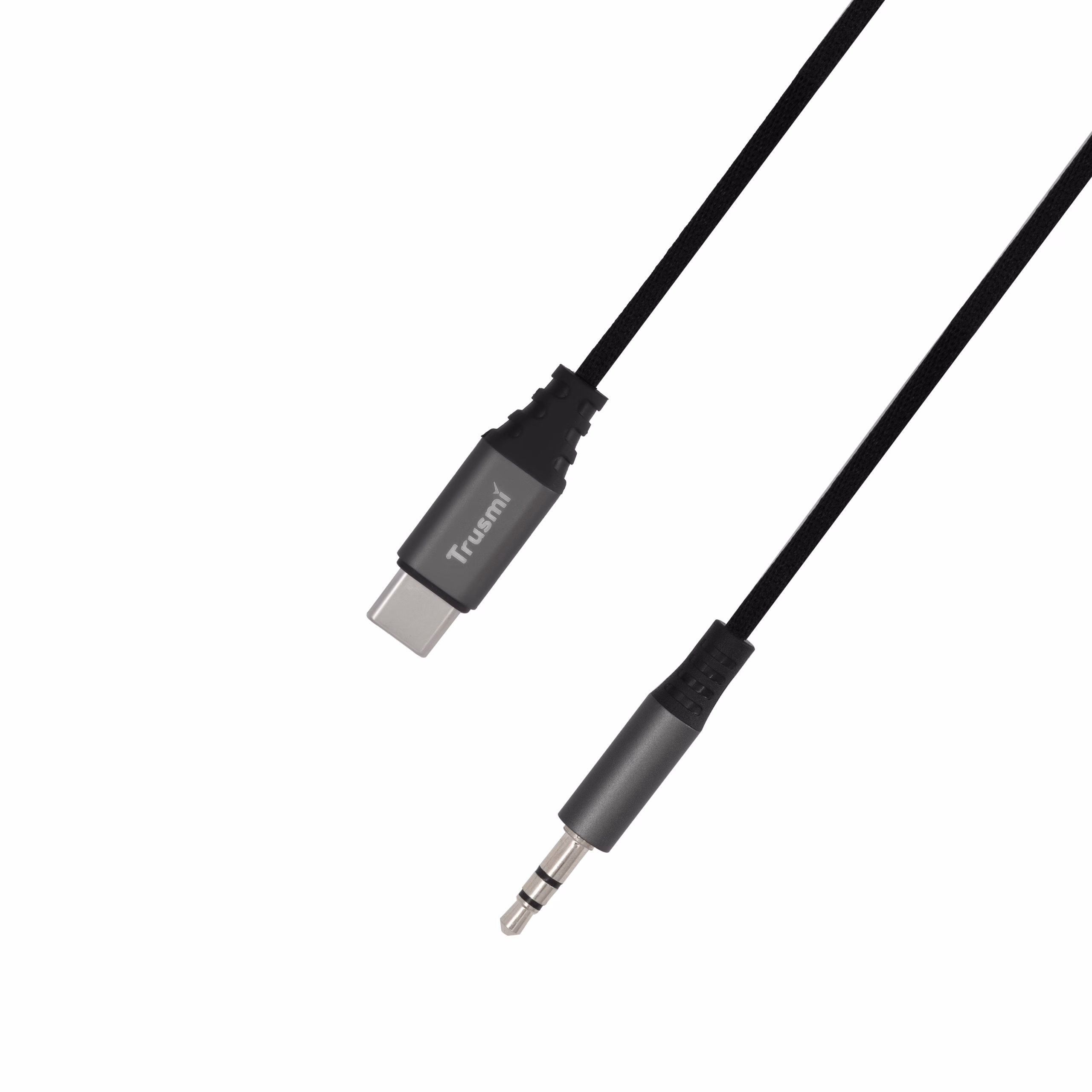 TRUSMI CA50-05 Type-C to 3.5mm Three-level Audio Male Braided Audio Cable - Image 2