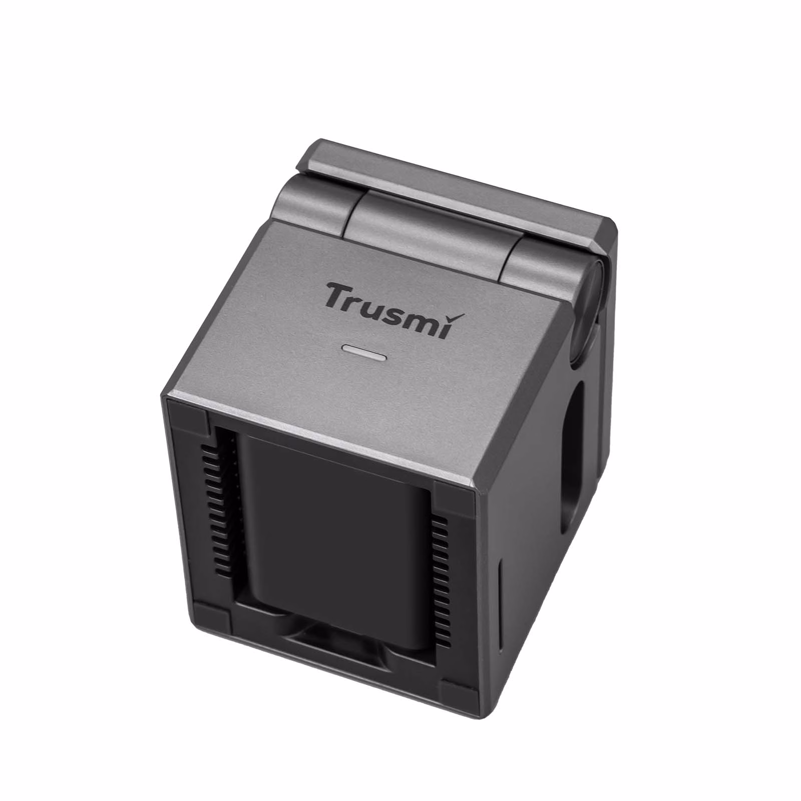 TRUSMI T1-MPP25 Qi2 25W 3-in-1 Cube Wireless Charging Station Gray - Image 4