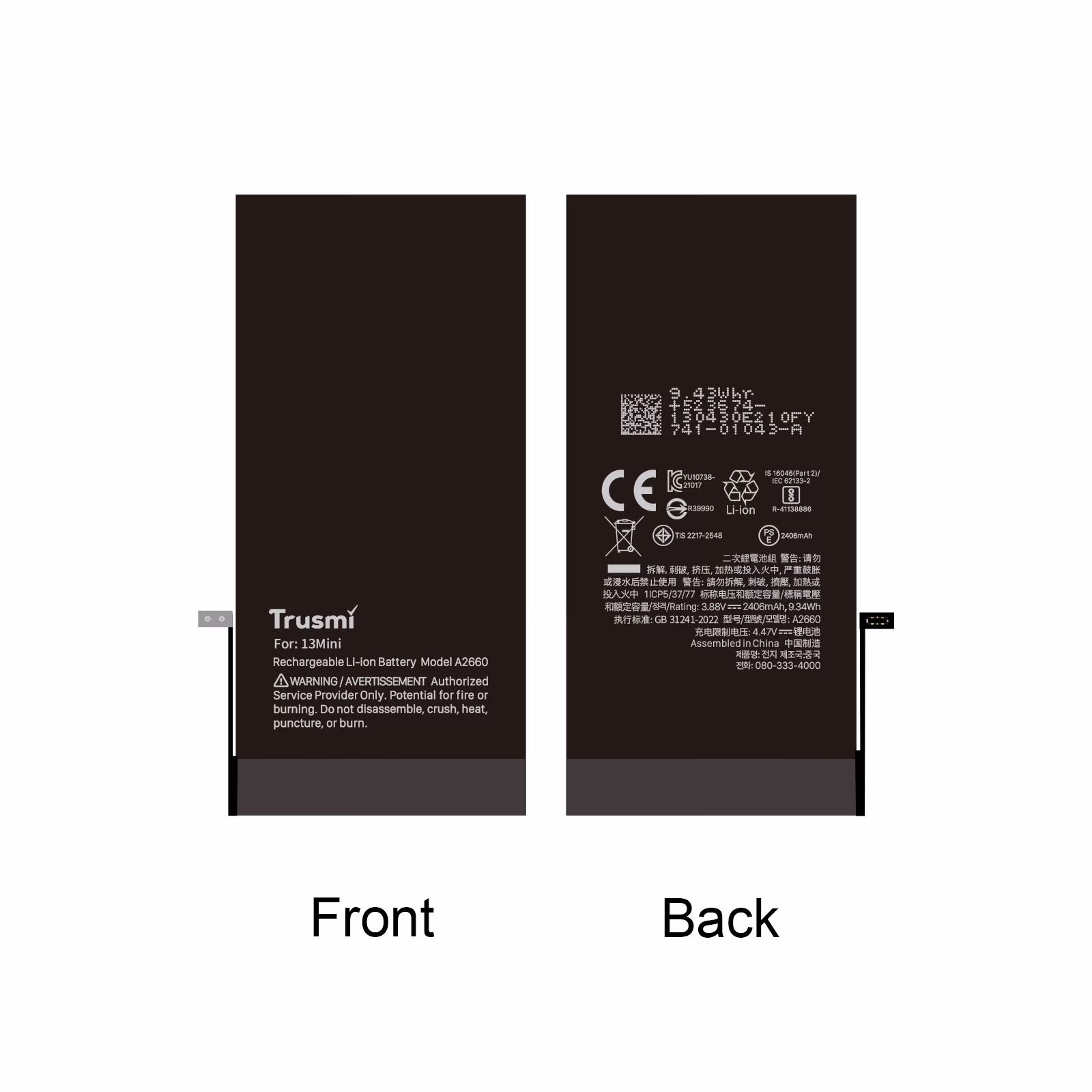 TRUSMI for Apple iPhone 13 Series Battery - Image 2