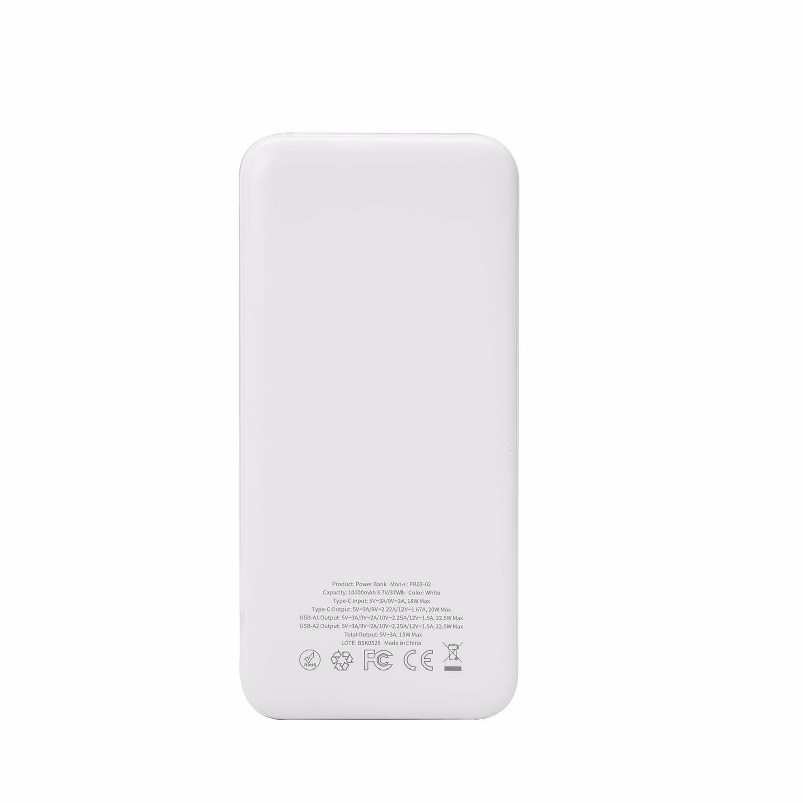 TRUSMI PD22.5W PB03-01/02 10000mAh 2A1C Digital Display Power Bank - Image 8