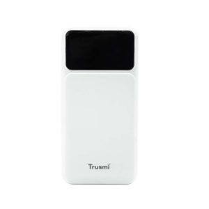 TRUSMI PB02-04 PD22.5W 1C1A Digital Display Power Bank 20000mAh White