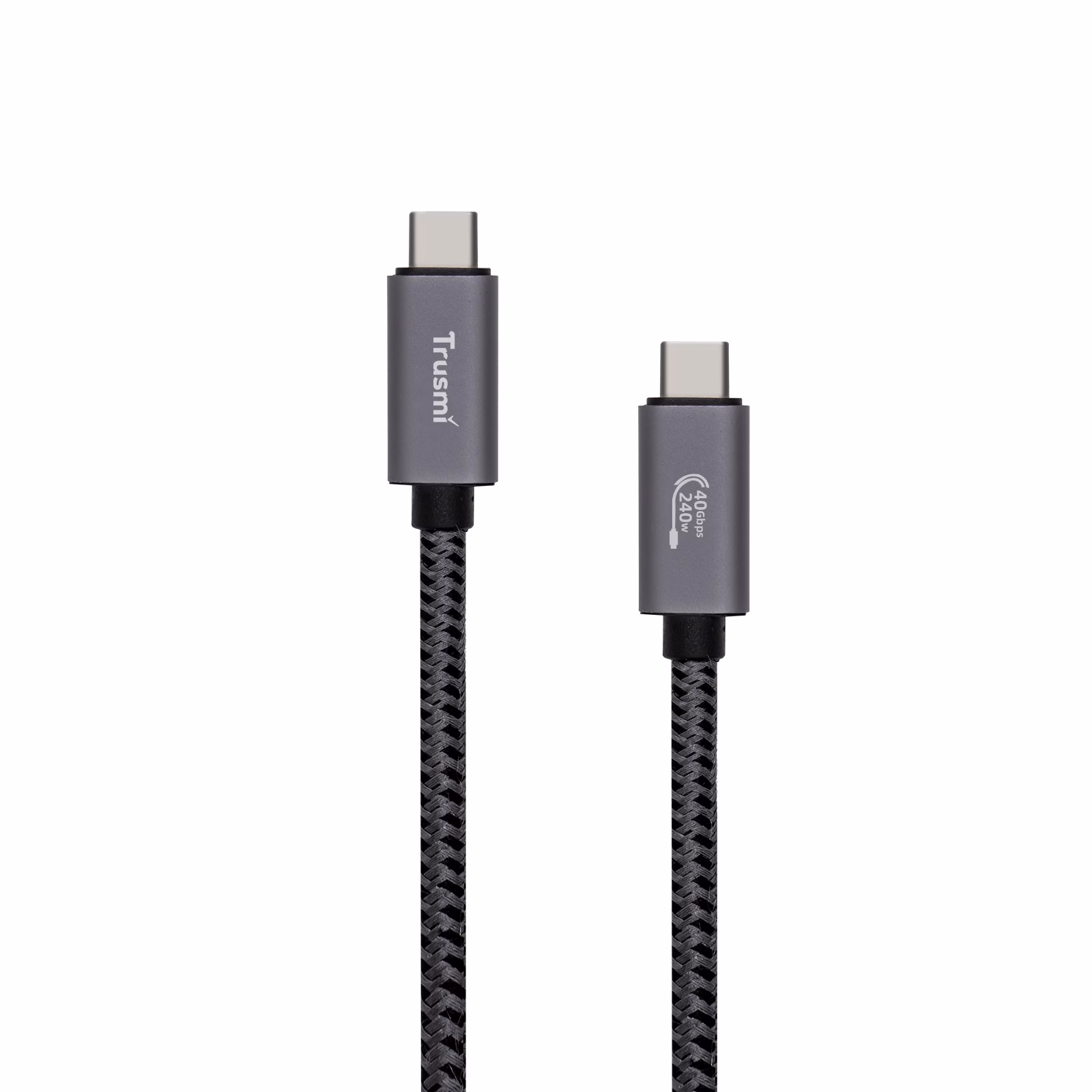 TRUSMI CA57-01 240W USB-4 High Frequency Data Charging Braided Cable Supports 8K60HZ - Image 4