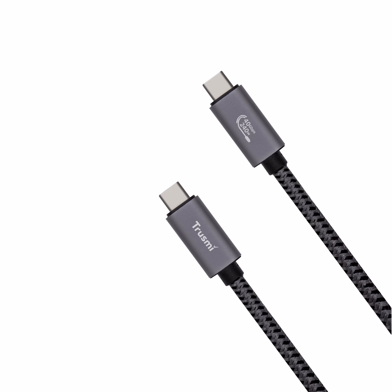 TRUSMI CA57-01 240W USB-4 High Frequency Data Charging Braided Cable Supports 8K60HZ