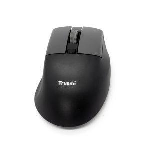 TRUSMI MU03-01 2.4G+BT Ergonomic Contoured-Shape Design Wireless Mouse Black