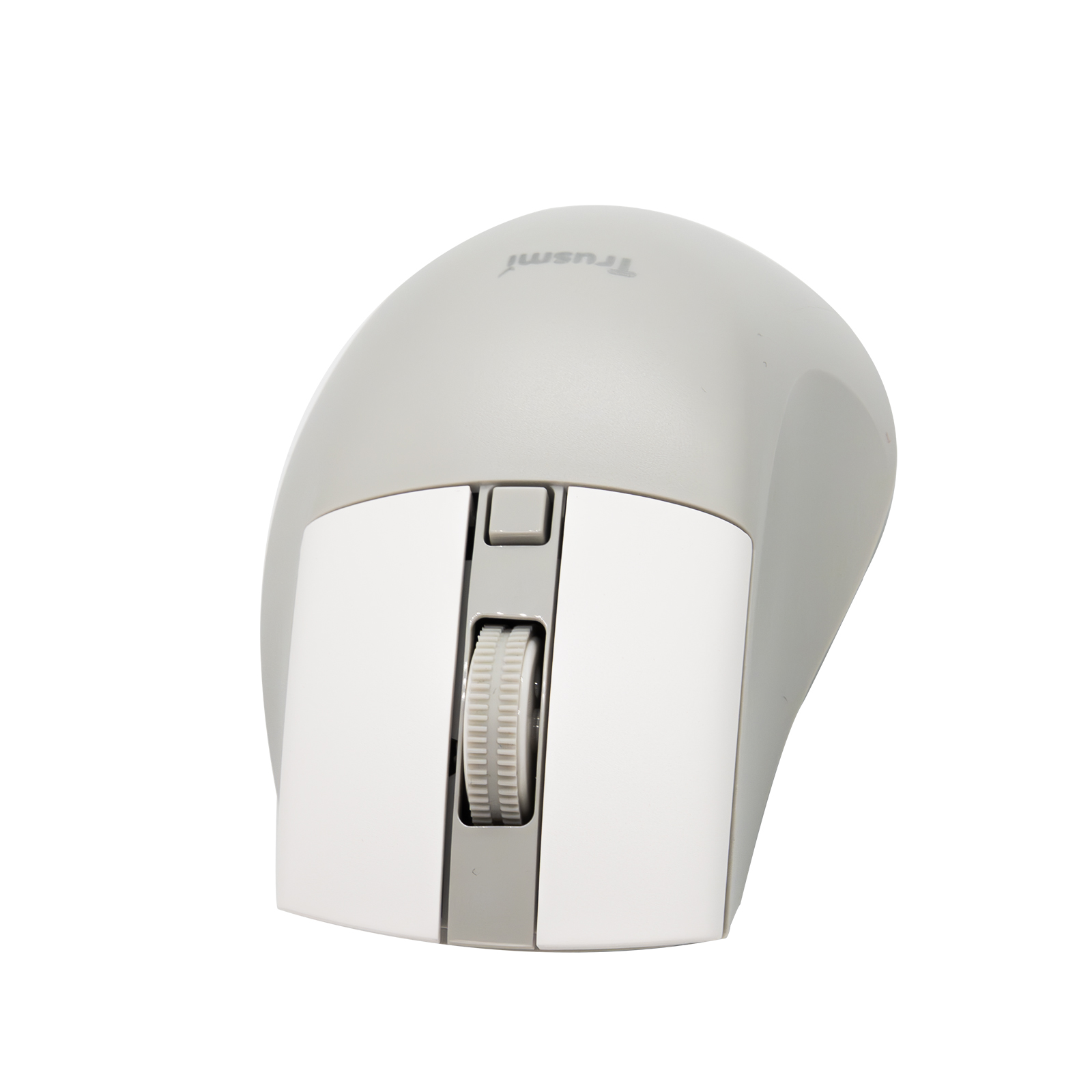 TRUSMI MU03-03 2.4G+BT Ergonomic Contoured-Shape Design Wireless Mouse Pink - Image 3