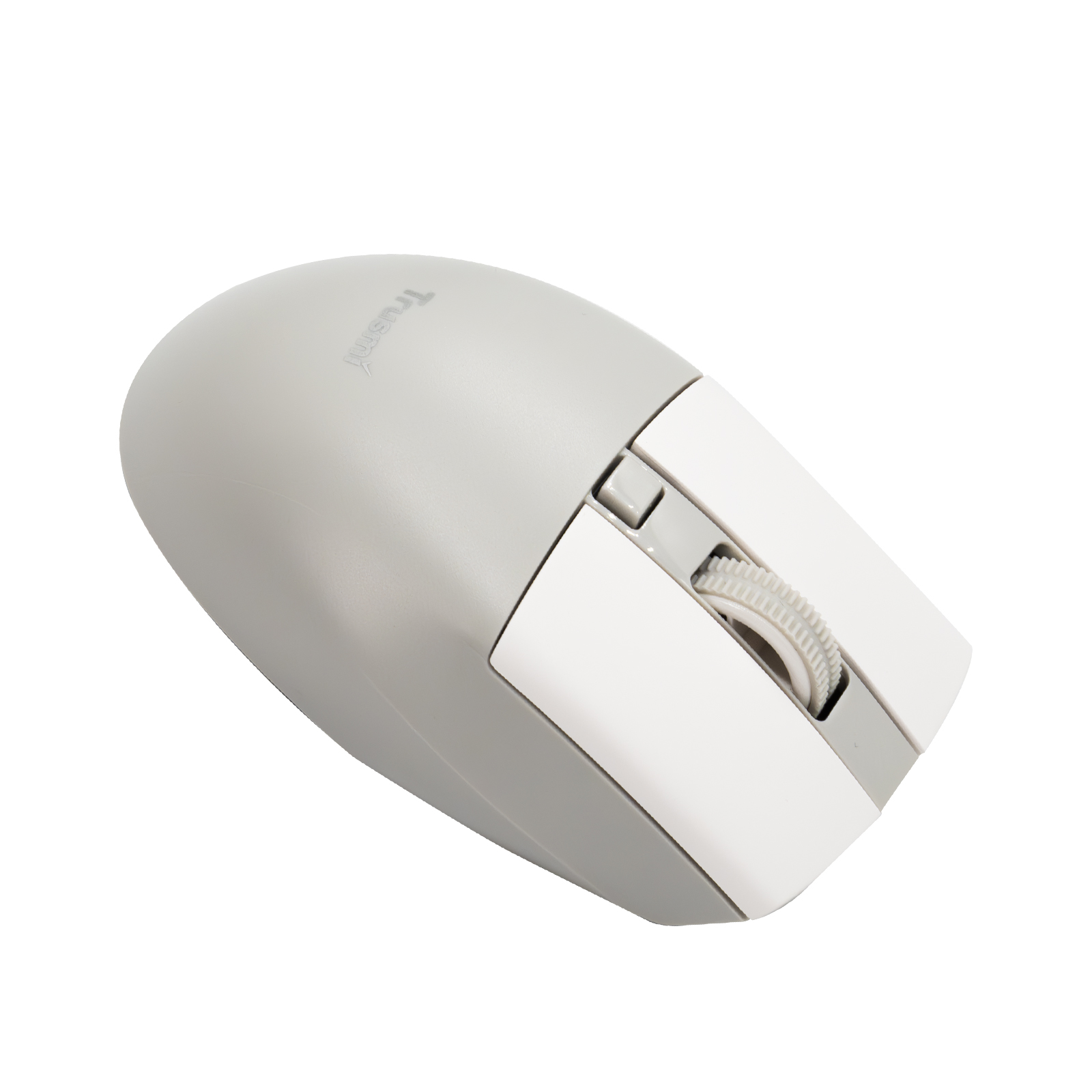TRUSMI MU03-03 2.4G+BT Ergonomic Contoured-Shape Design Wireless Mouse Pink - Image 4
