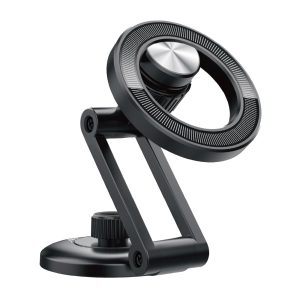TRUSMI  LP07-011 Multi-angle Rotation Foldable Magnetic Car Phone Holder Black