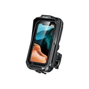 1 TRUSMI LP21-02 Motorcycle/Bicycle Waterproof Phone Holder Black
