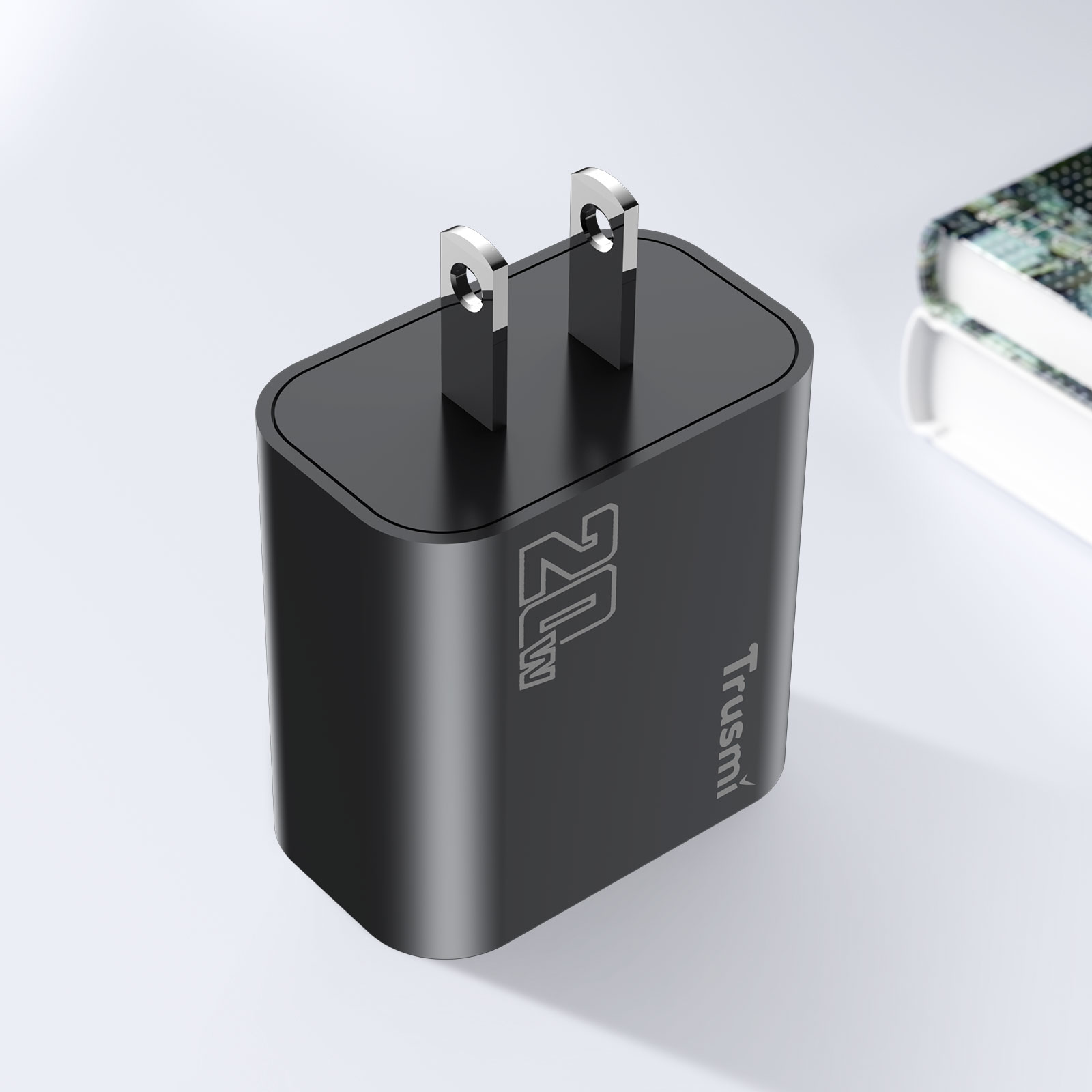 TRUSMI CH11-072/CH11-074 PD20W A+C Charger Set With C TO C 60W Cable(US) - Image 2