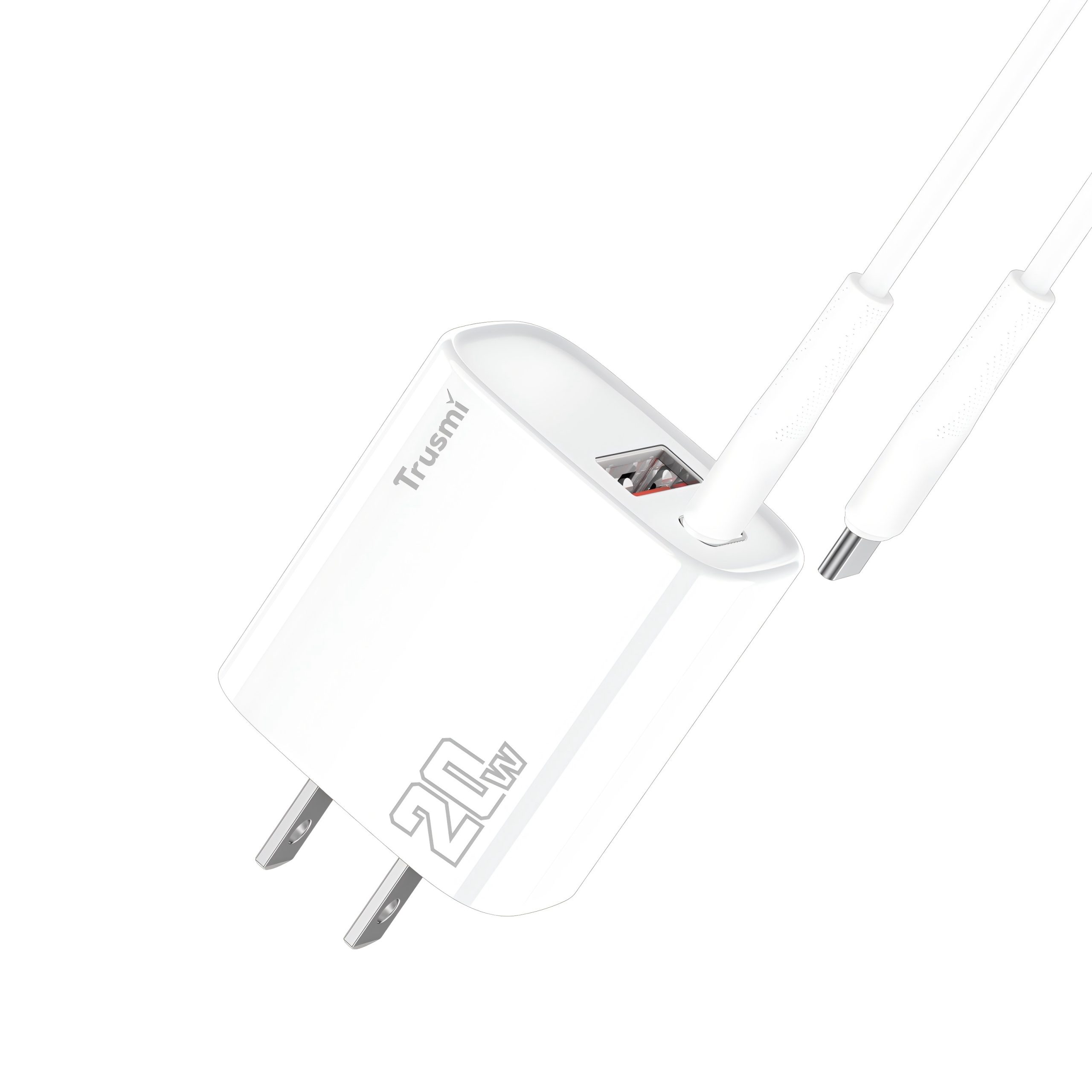 TRUSMI CH11-072/CH11-074 PD20W A+C Charger Set With C TO C 60W Cable(US) - Image 6