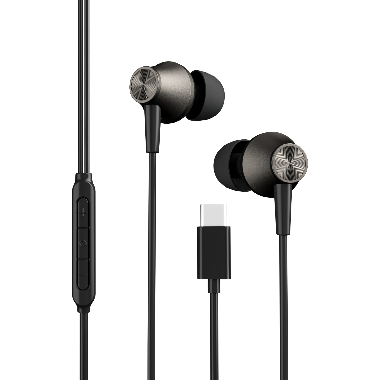 TRUSMI EP01-01 Wired In-ear Earphone Type C Black - Image 4