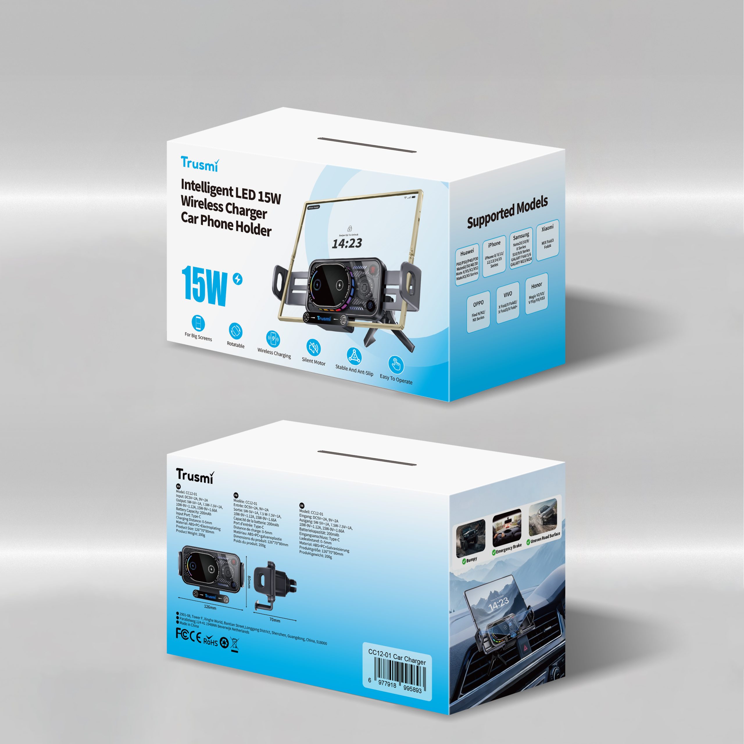 TRUSMI CC12-01 Folding and rotating bracket - Image 5