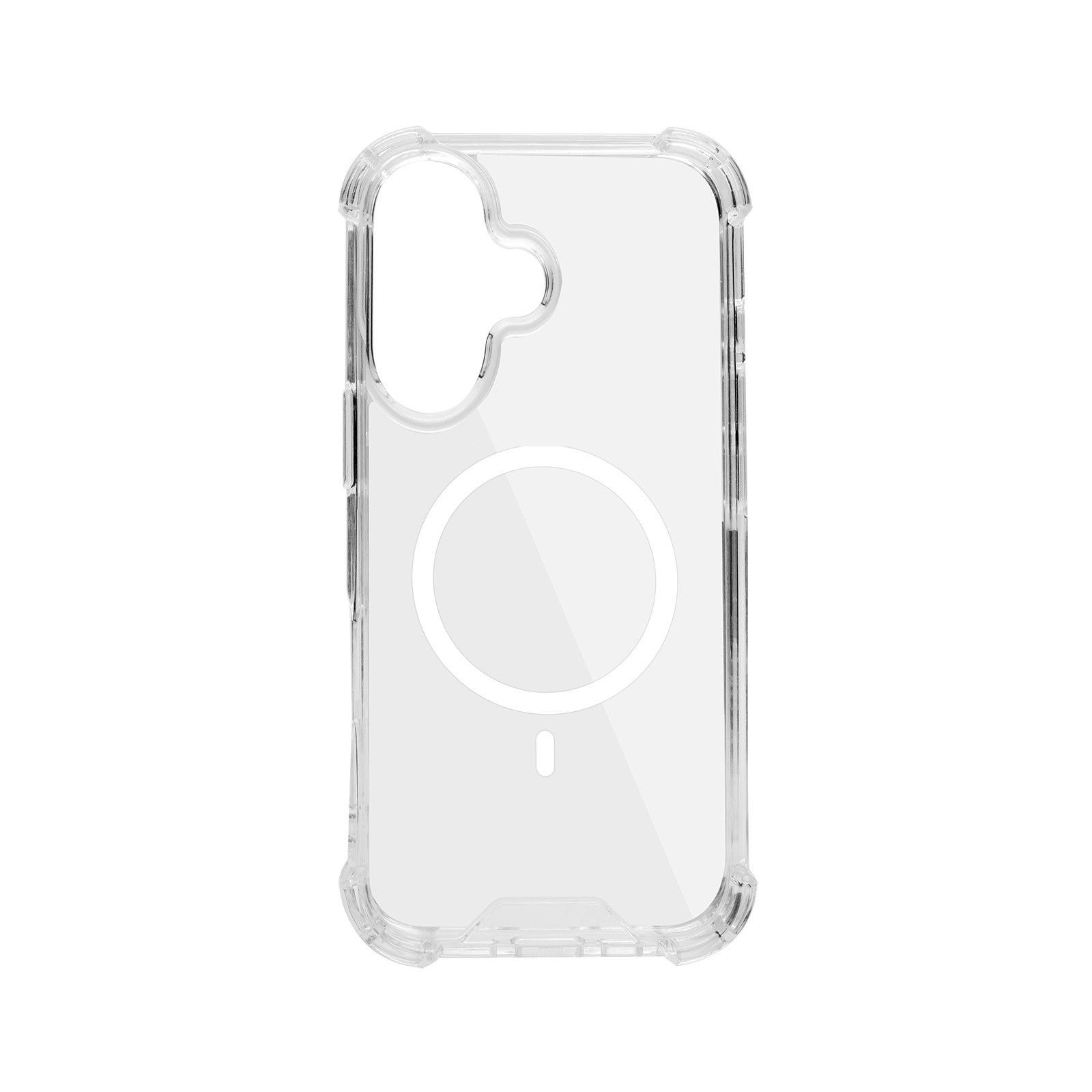 TRUSMI CF32 SAM Series Soft Silicone Built-in Magnetic Phone Case Black - Image 4