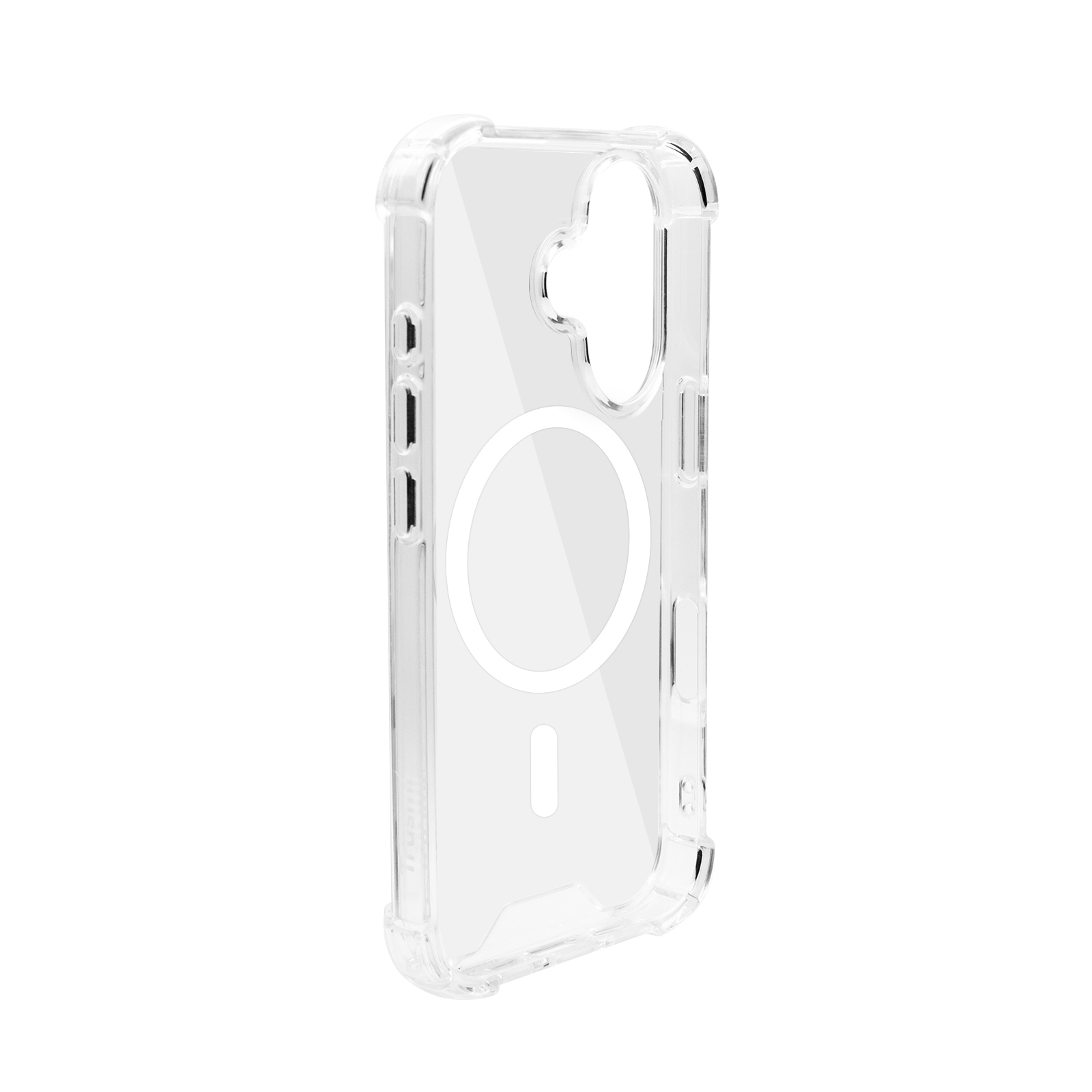 TRUSMI CF32 SAM Series Soft Silicone Built-in Magnetic Phone Case Black - Image 5