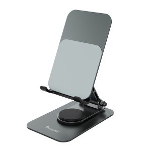 TRUSMI LP15-12 360° Rotating Metal Desktop Phone Stand Grey