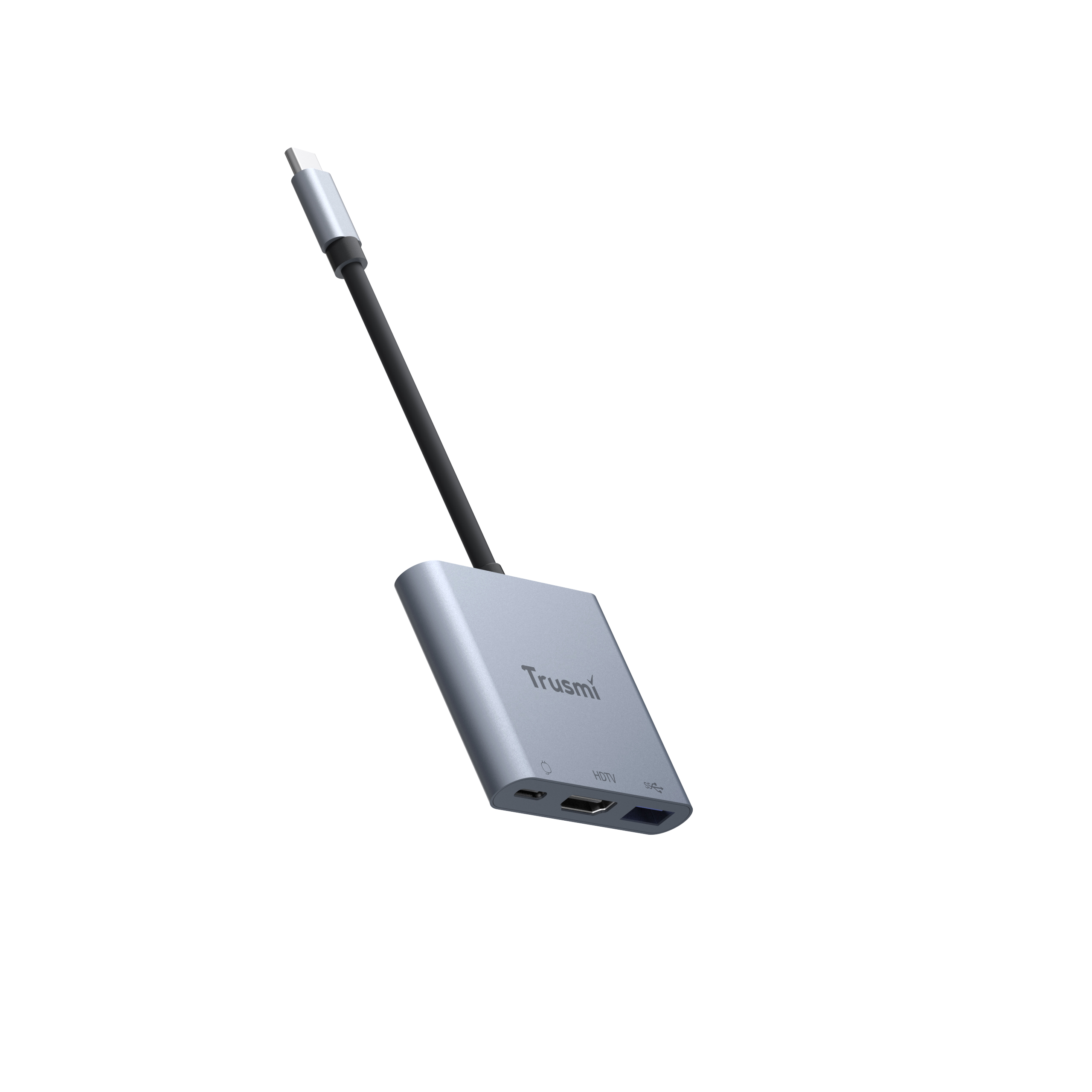 TRUSMI DS01-05 Type-C to HDMi+USB3.0+Type-C PD100W - Image 3