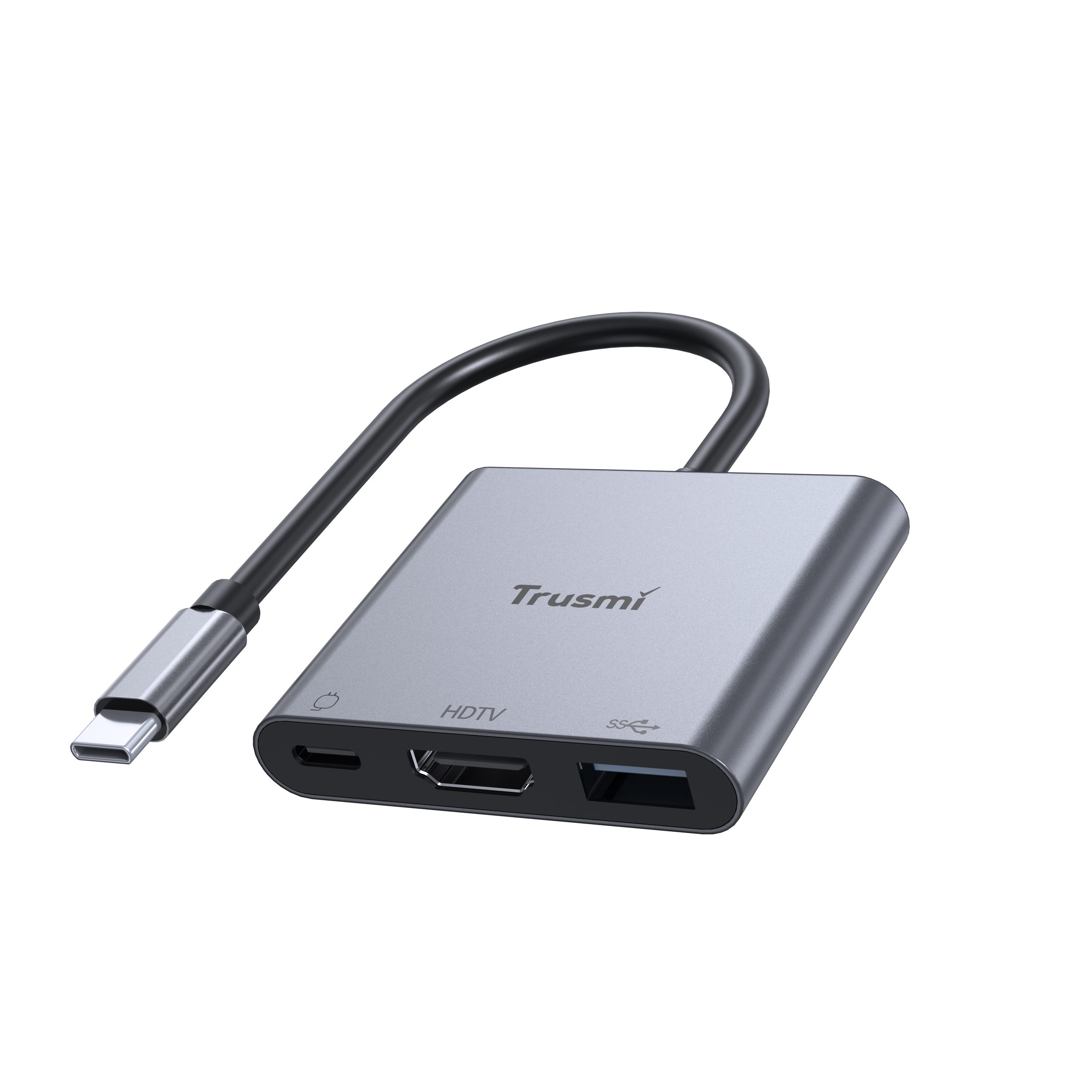 TRUSMI DS01-05 Type-C to HDMi+USB3.0+Type-C PD100W