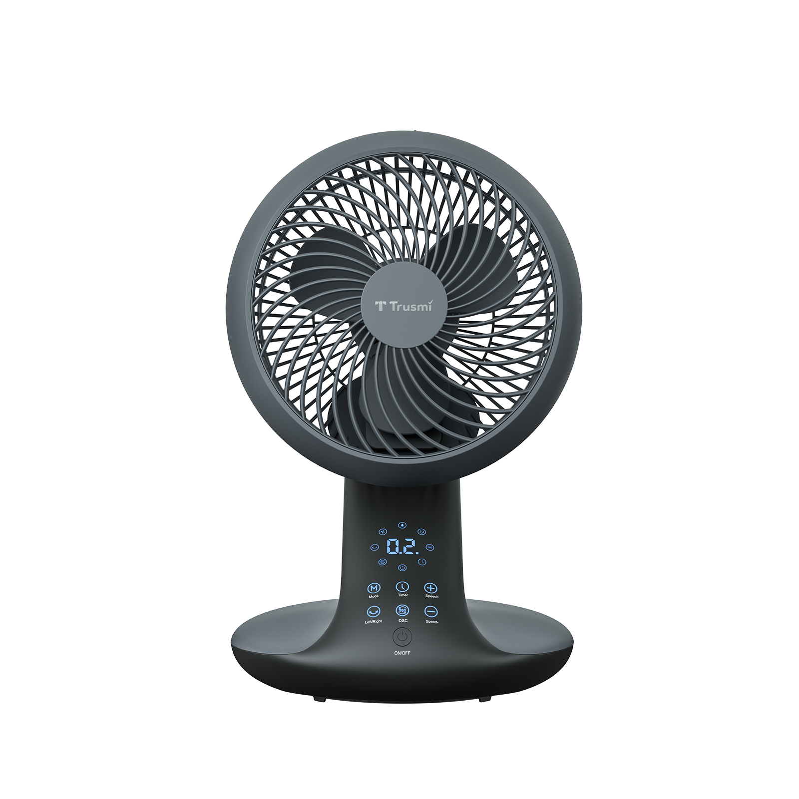 TRUSMI HA08-01 10-inch Desktop Circulation Fan - DC Electronic Model