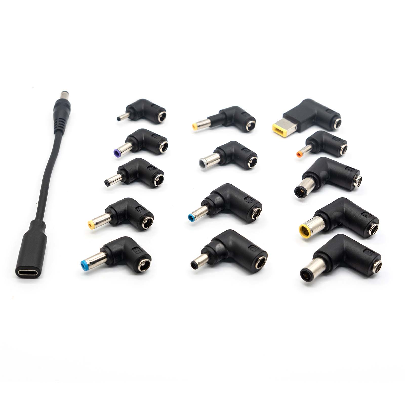 TRUSMI CA01-06 100W Universal Laptop DC Converter with 14 Types of Plug Interfaces Black - Image 2