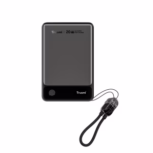 1 TRUSMI PDB646 CORE 20W 10000mAh&5000mAh 3-in-1 Wireless TFT Display with Cable Power Bank Gray